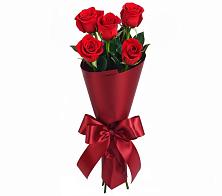 Букет 5 Красных роз Эдлесс Лав в Капустин Яре