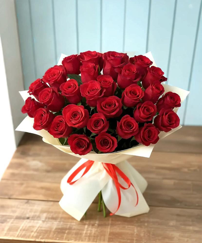 Букет 29 Красных роз в Капустин Яре