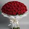 Букет 101 Красная роза Блэк Мэджик в Капустин Яре