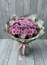 Букет цветов из:  Хризантемы #REPLACE_PRED# Капустин Яре