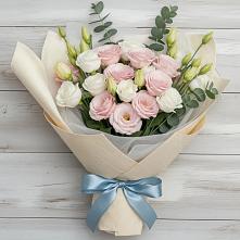 Букет цветов из:  Лизиантусы #REPLACE_PRED# Капустин Яре