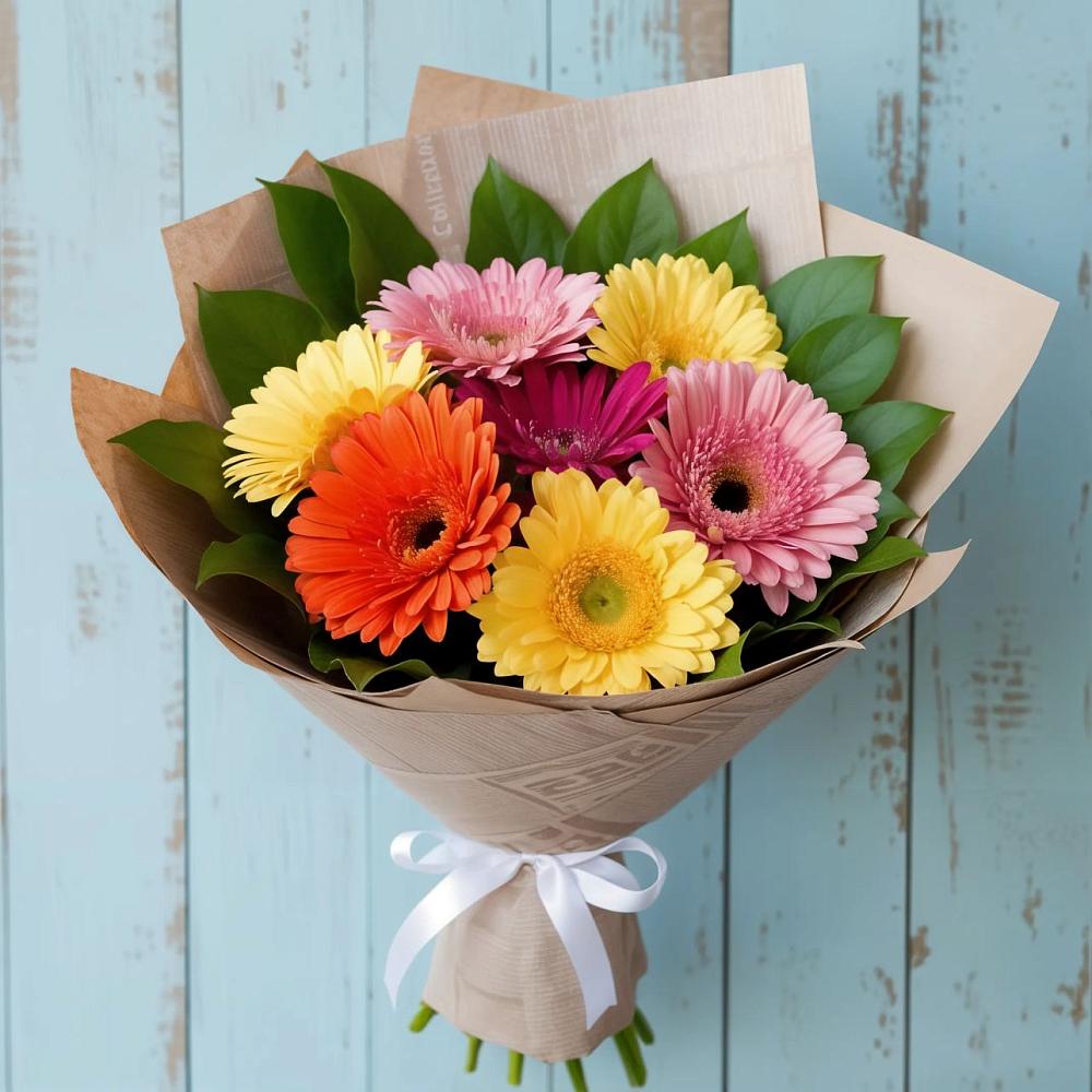 Букет цветов из: Герберы в Капустин Яре