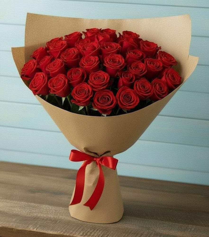 Букет Красные розы Милано в Капустин Яре