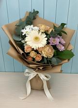 Букет цветов из:  Герберы и Хризантемы #REPLACE_PRED# Капустин Яре