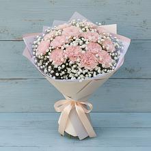 Букет цветов из:  Гвоздики #REPLACE_PRED# Капустин Яре