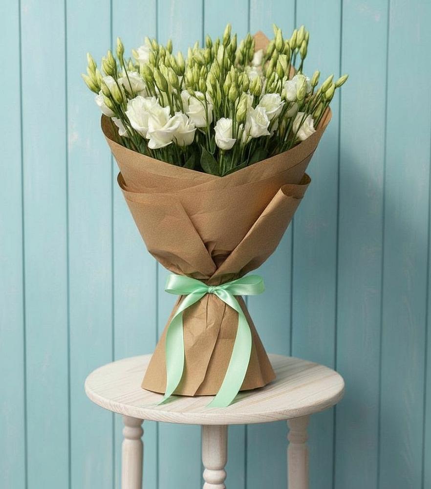 Букет цветов из: Лизиантусы в Капустин Яре