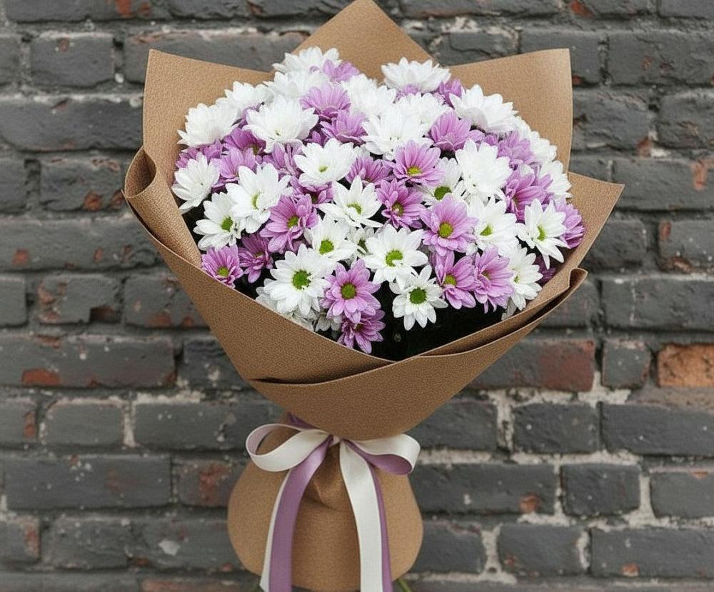 Букет цветов из: Хризантемы в Капустин Яре