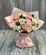 Букет цветов из:  Гвоздики, Розы и Хризантемы #REPLACE_PRED# Капустин Яре