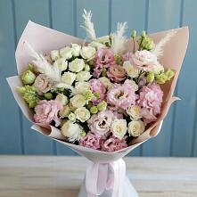 Букет цветов из:  Альстромерии и Розы в Капустин Яре